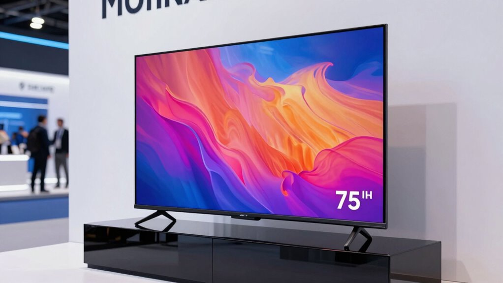 top 75 inch trade show tvs