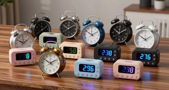 top alarm clocks with backup