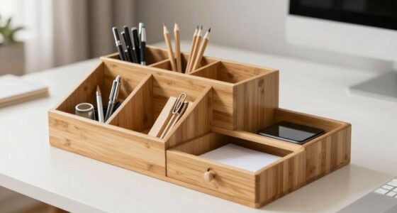 top bamboo desktop organizers