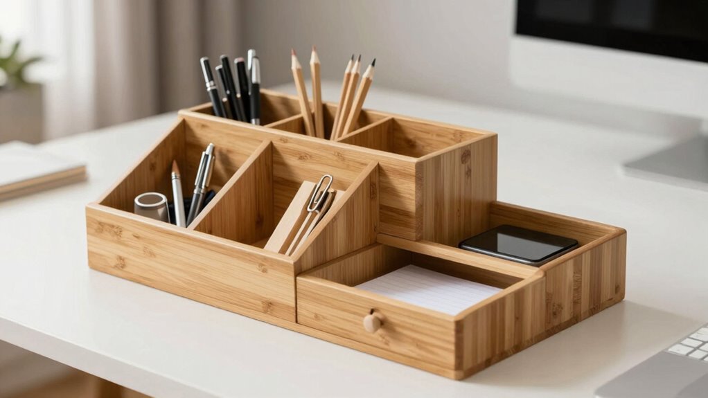 top bamboo desktop organizers