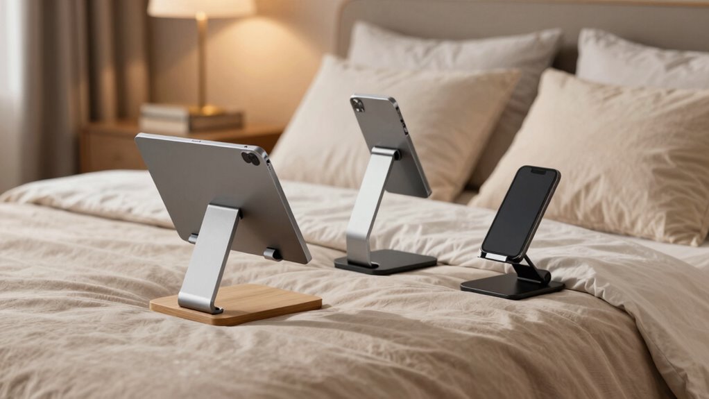 top bed tablet stands