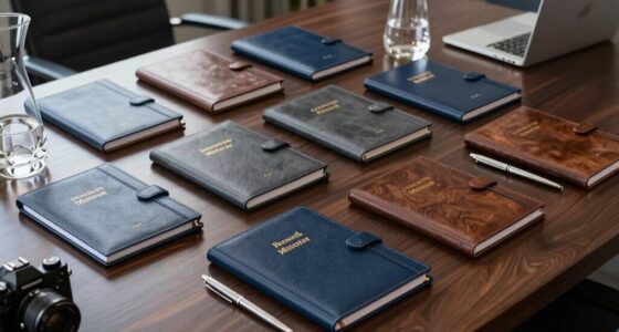 top board minutes notebooks