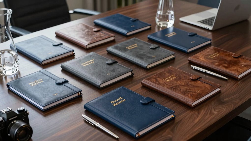 top board minutes notebooks