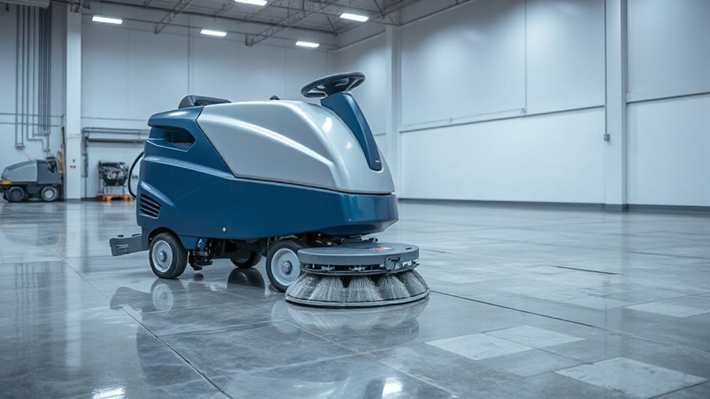 top concrete floor scrubbers