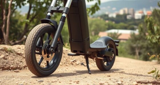 top e-Scooter mit Federung