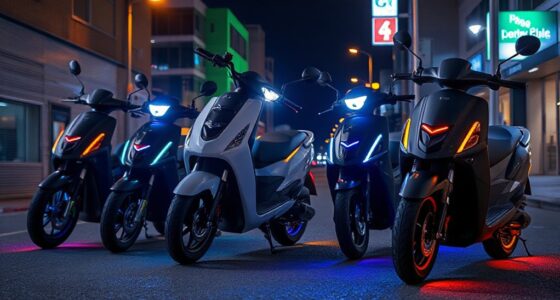 top electric scooters with lights