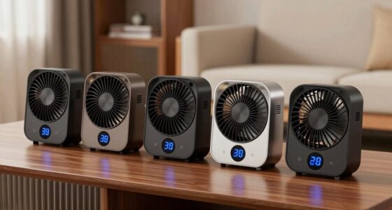 top four heaters with display