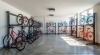 top garage bike storage
