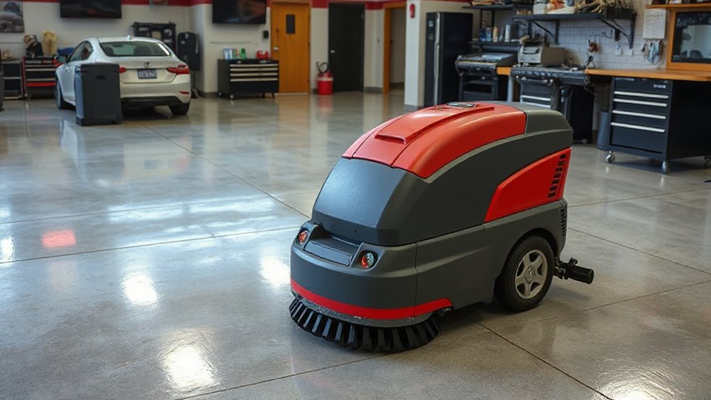 top garage floor scrubber machines