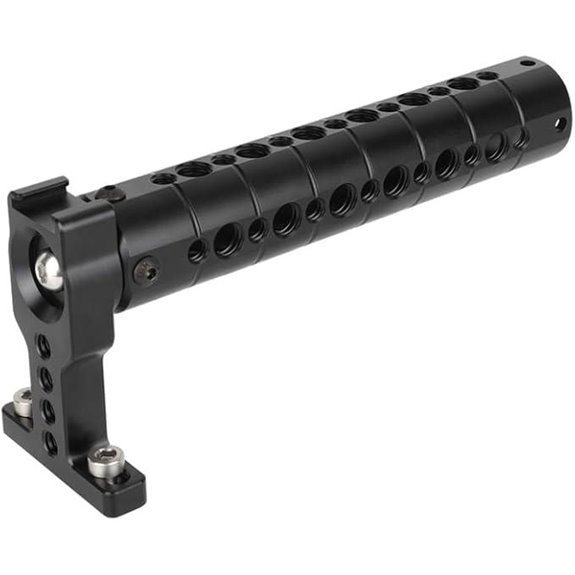 Top-Griff mit Cold-Shoe-Halterung für Kamera-Cage (Schwarz)