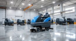 top large area floor scrubbers