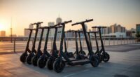 top narrow profile commuter scooters