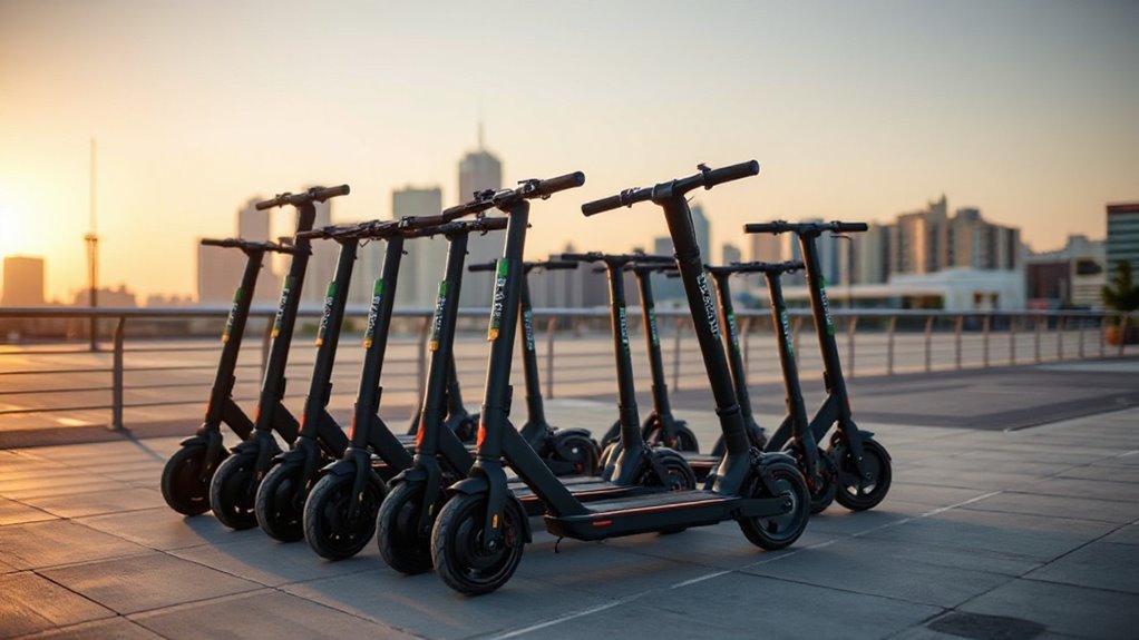 top narrow profile commuter scooters