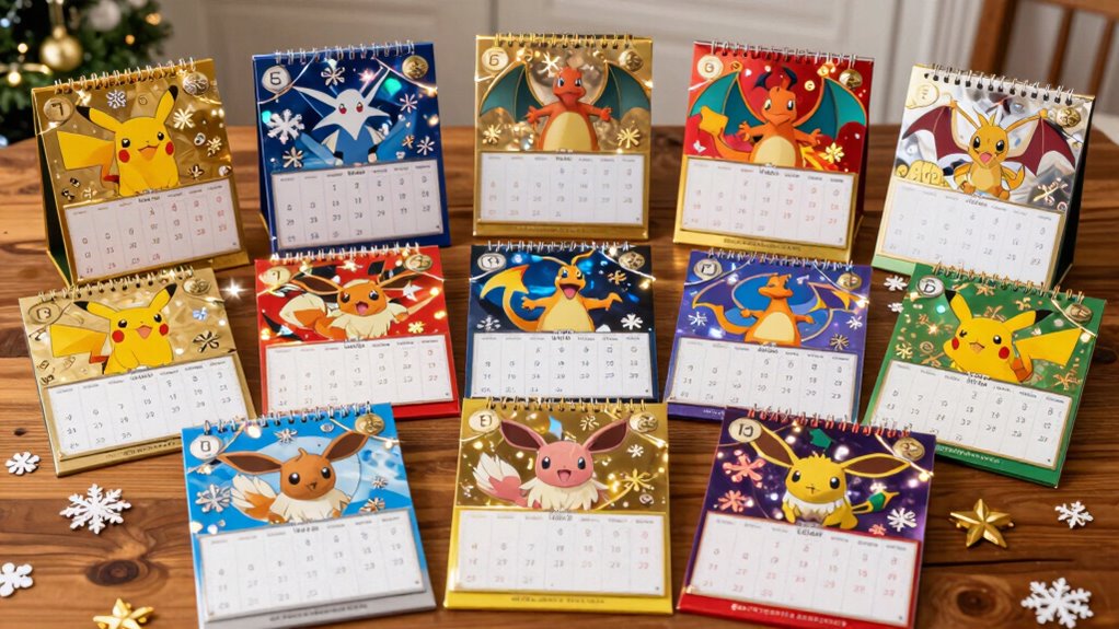 top pok mon tcg calendars
