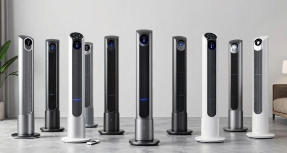 top remote controlled tower fans