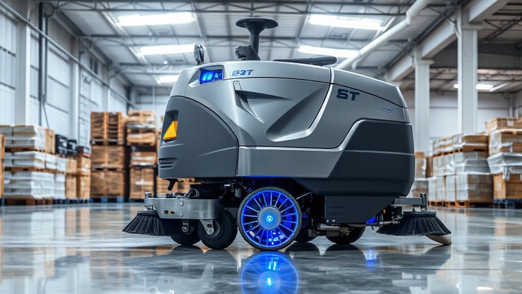 top sealed concrete floor scrubbers