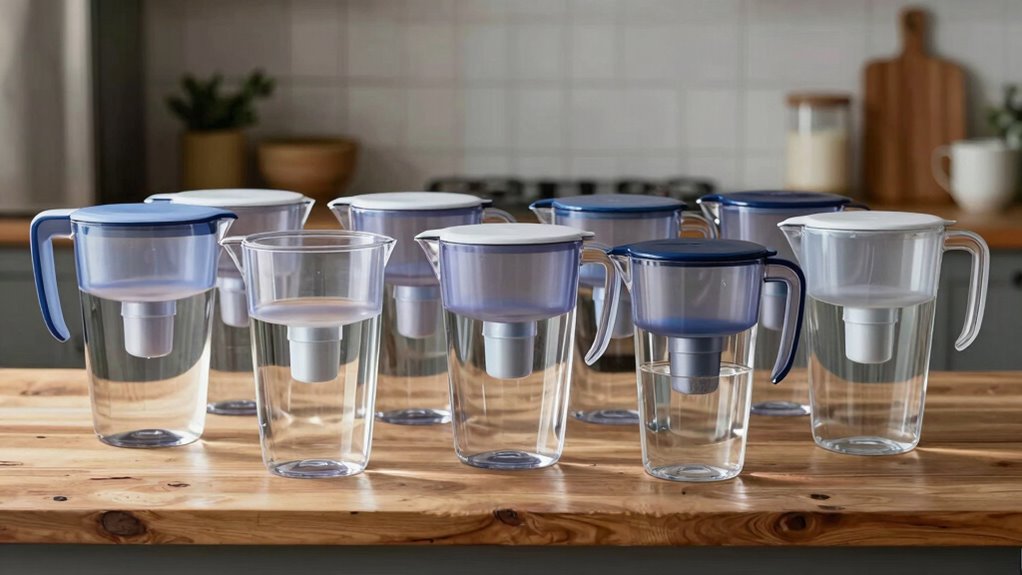 top water filter pitchers