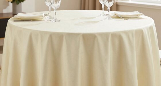top wrinkle free tablecloths