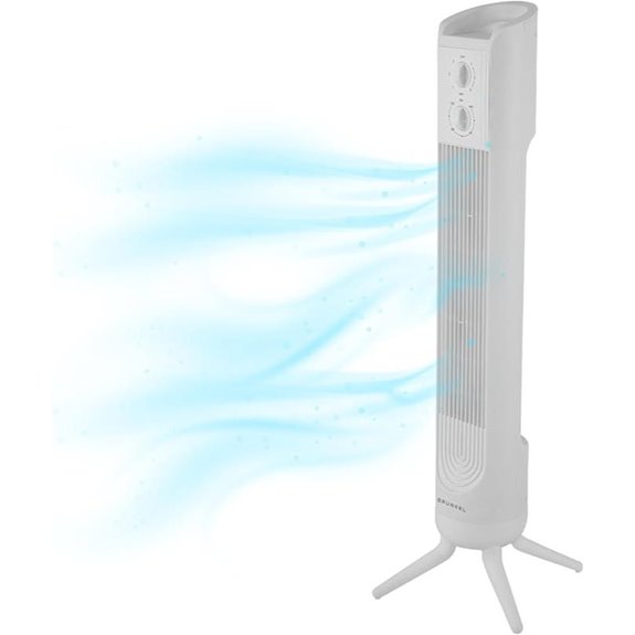 Grunkel Tf-324l Bl Tower Fan One Size