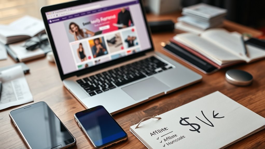 tracking links generate commissions