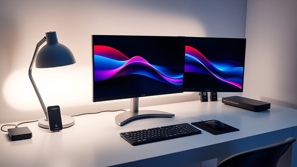 triple display docking considerations