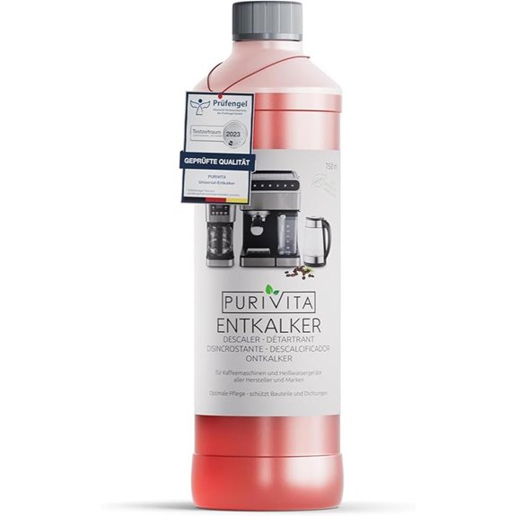 PURIVITA Universal-Kaffeemaschinen-Entkalker Flüssigkeit