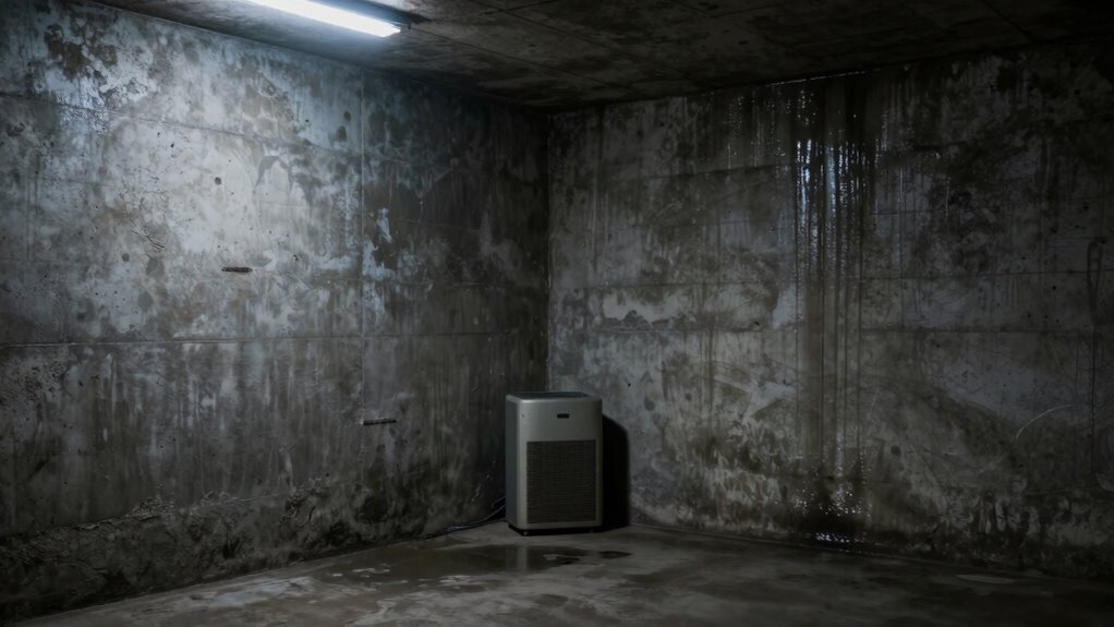 use dehumidifier for dryness