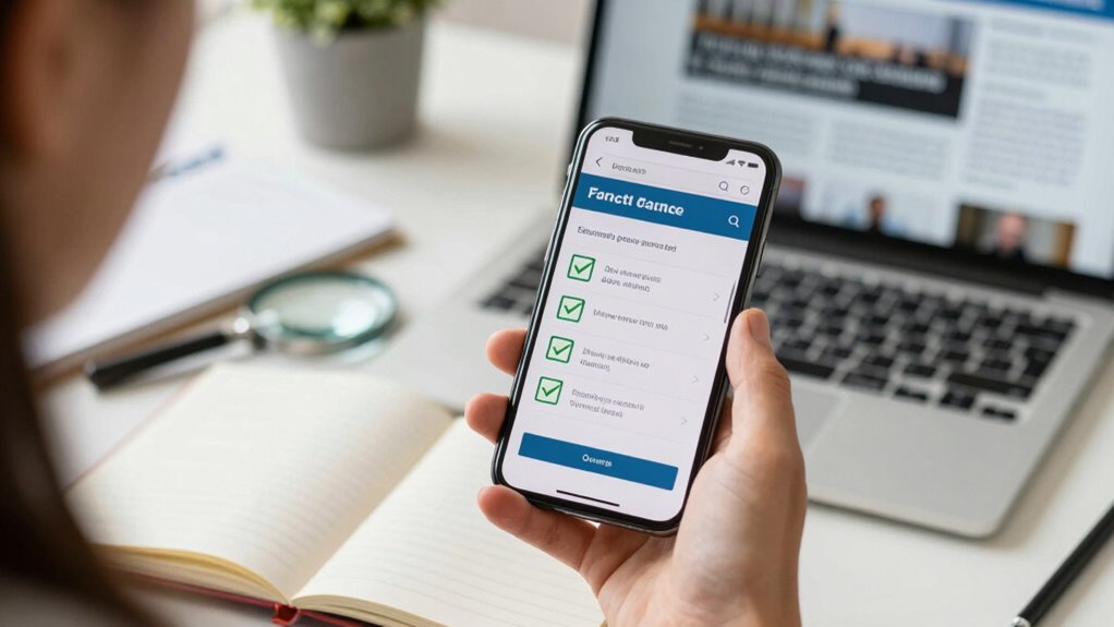 use reputable fact checking tools