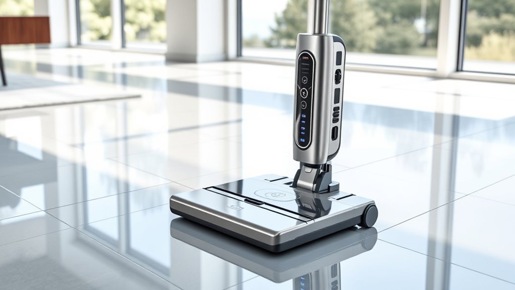 vacuum mop combo features