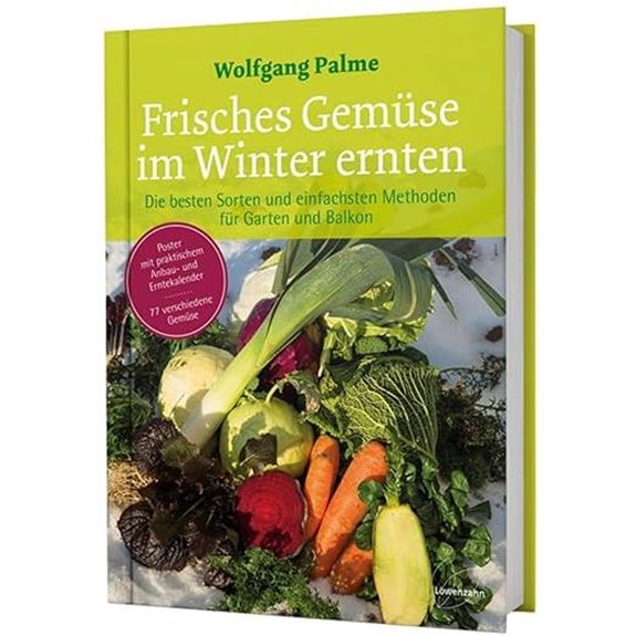 Obst- und Gemüse-Erntekalender und Anbaub Tipps Plakat