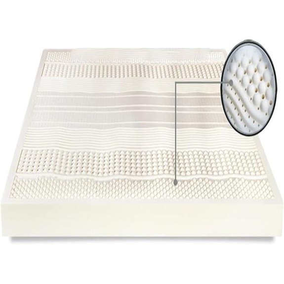 Natur Latex Mattress 2 Zoll Ventiliert Weich 140x200 cm