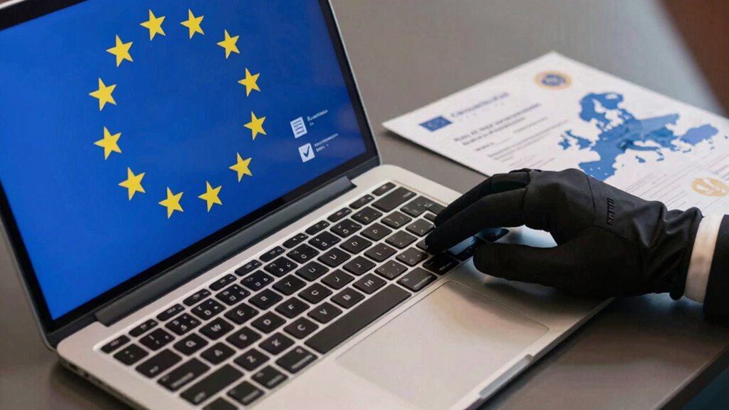 Verifiziere die Credentials des europäischen Verkäufers