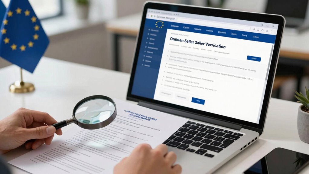 Verifizieren Sie die Firmendaten des Verkäufers