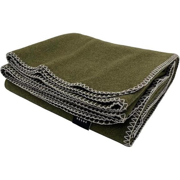 EKTOS Virgin Wool King Blanket 90x108 Waschbar