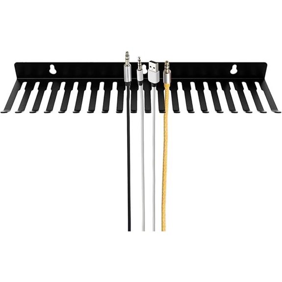 Wandmontage-Kabelorganisator mit Managementsystem