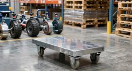 warehouse cart wheel types