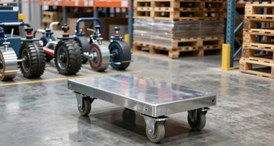 warehouse cart wheel types