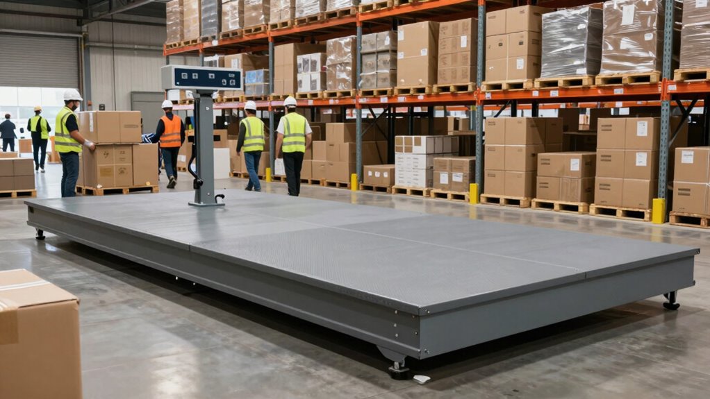 warehouse floor scale dimensions