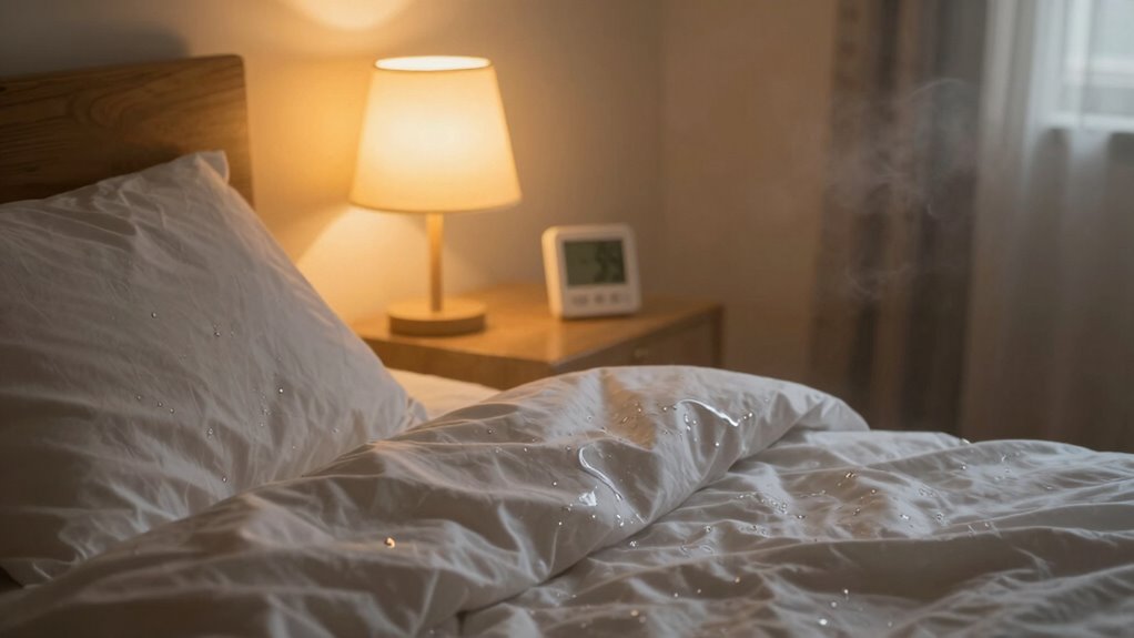 warme feuchte unruhige Schlaf