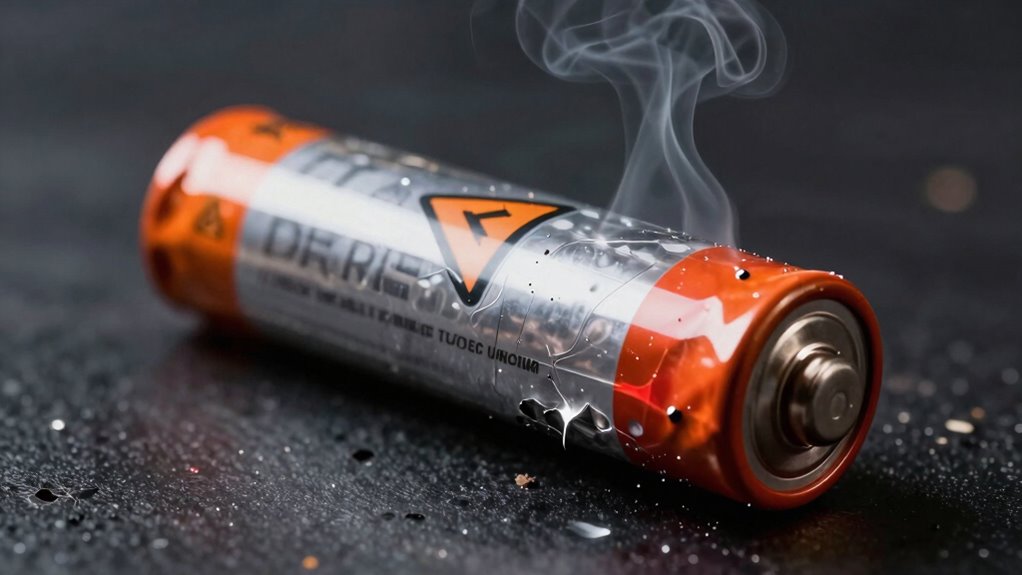 warnen vor Lithiumbatterie-Gefahren