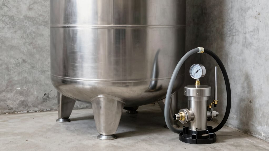 Wasserbehälter und Pumpenkoordination