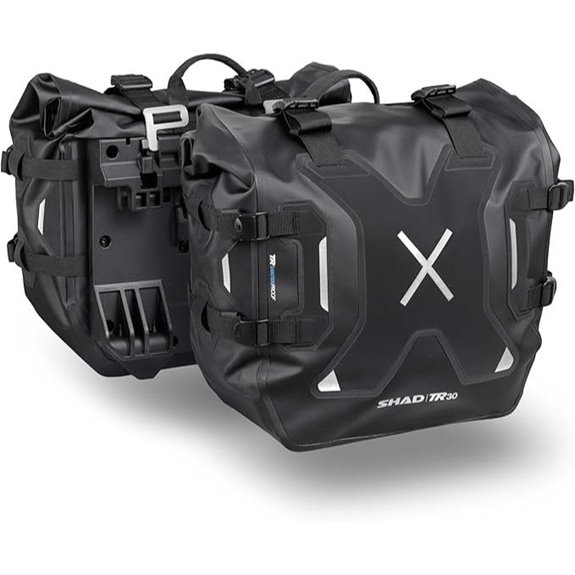 Terra TR30 wasserdichte Satteltaschen für Abenteuerfahrten