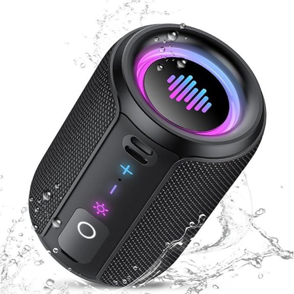 Tiksounds Bluetooth-Lautsprecher mit Bass und Wasserdichtigkeit