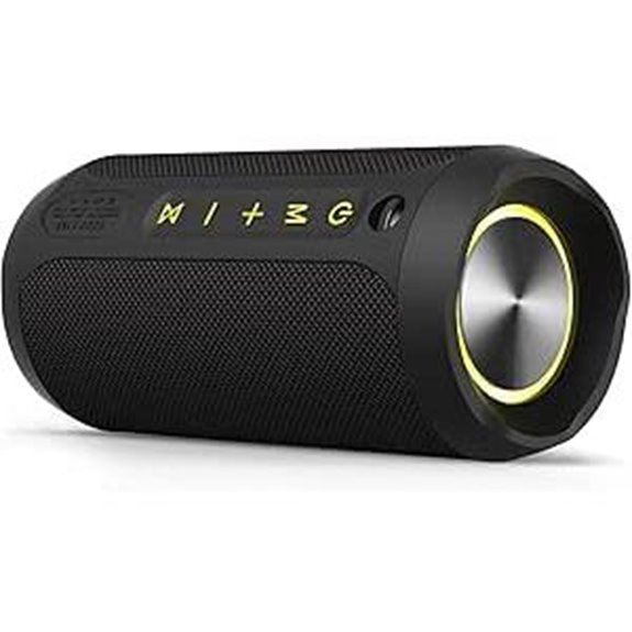 EDUPLINK wasserdichter Bluetooth-Lautsprecher mit Licht und SD-Karten-Slot