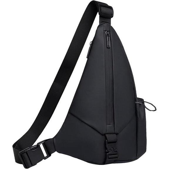 Wasserdichte Travel-Schultertasche für Männer Schwarz