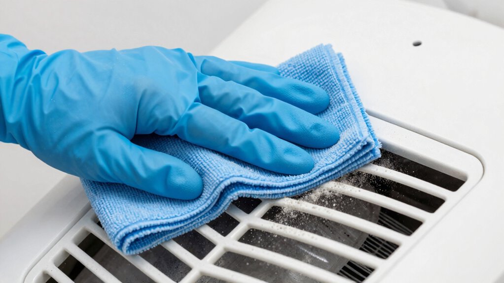 Schutzausrüstung tragen und Anweisungen befolgen