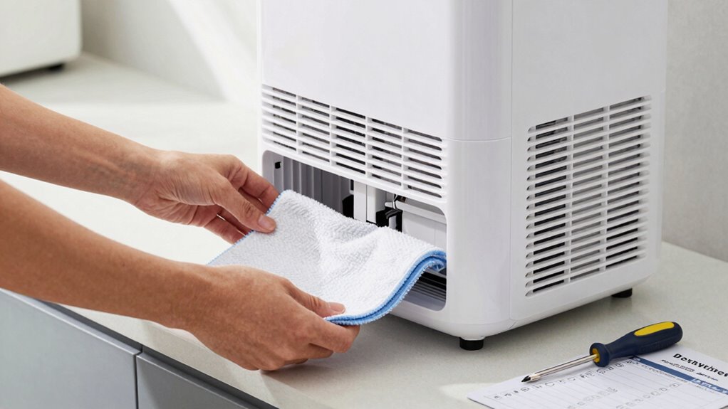 weekly dehumidifier maintenance checklist