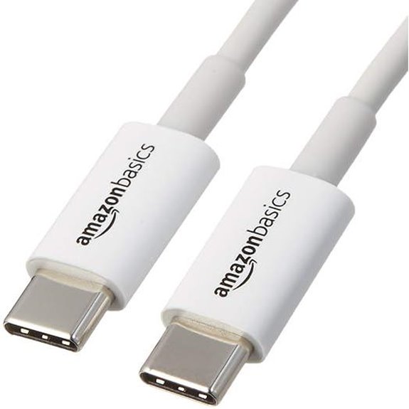 AmazonBasics USB Typ-C zu USB Typ-C 2.0 Kabel - 0,9 m - Weiß