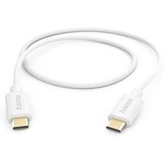 Hama USB-C auf USB-C Ladekabel 1 m Weiß