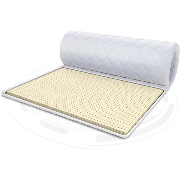 Latex-Matratzentopper 180x200cm H3 Oeko-Tex Weiß